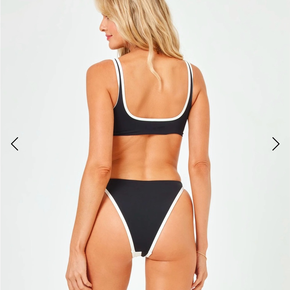 New Black and White Women's Bikini Set - Picture 3 of 7